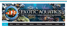 Tablet Screenshot of exoticaquaticstexas.com